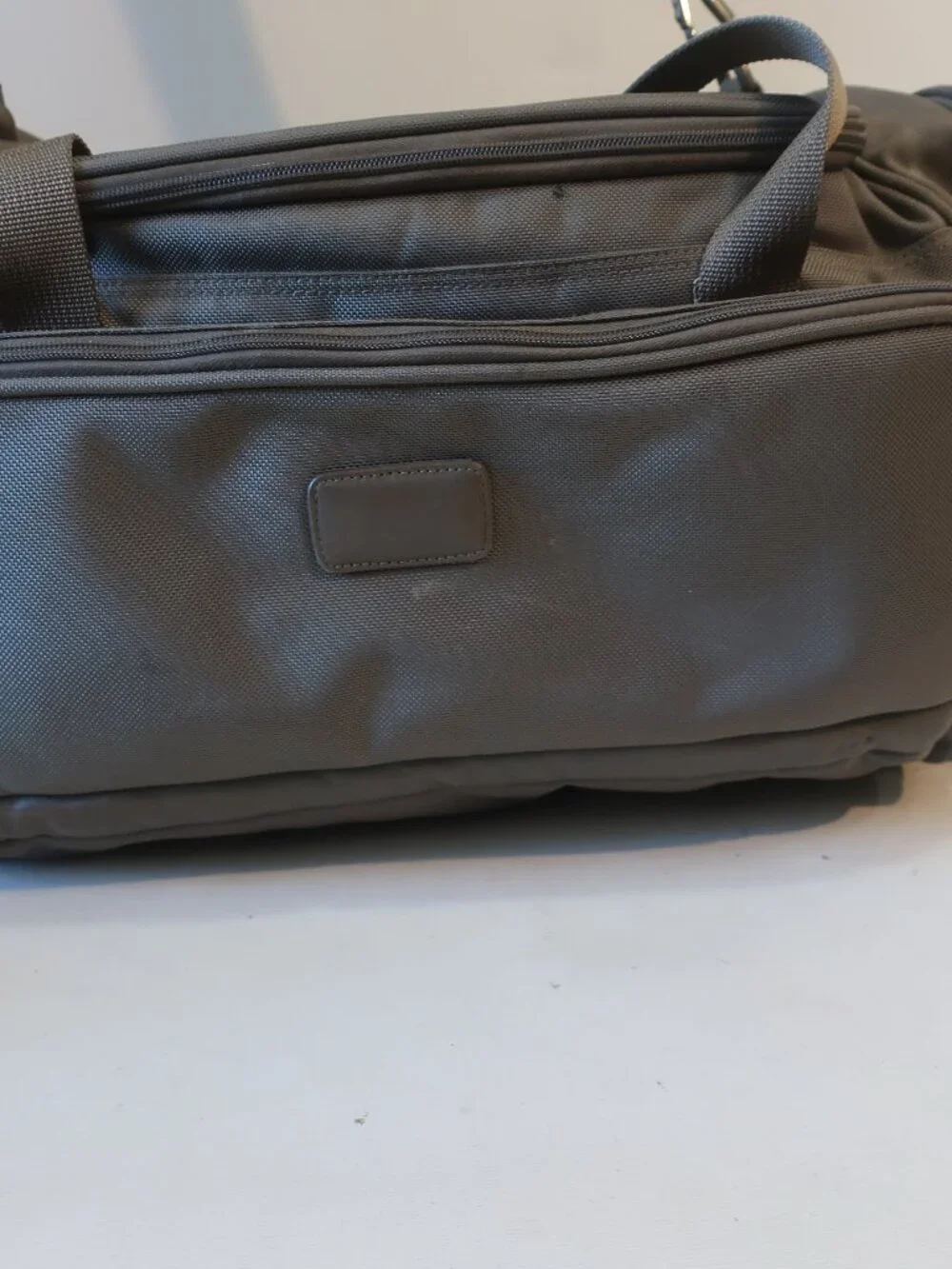 Mens Andiamo Gray Large Nylon Duffel/Travel Bag